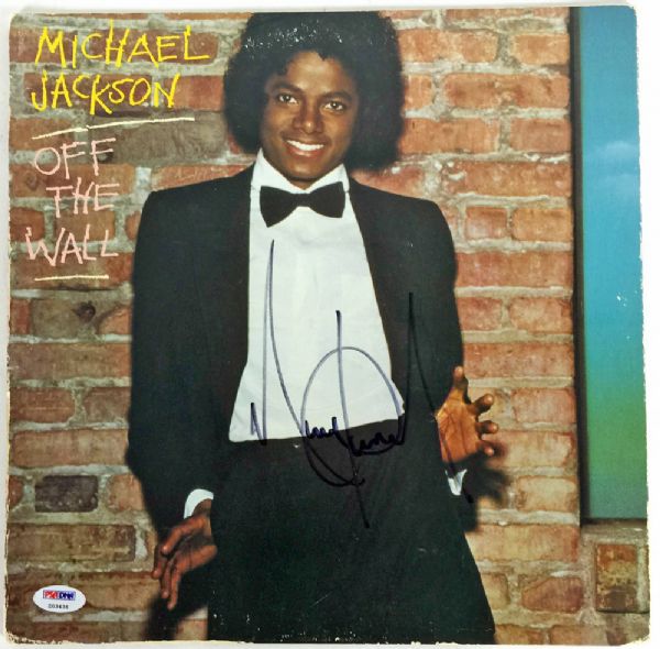 Michael Jackson Signed "Off The Wall" Record Album (PSA/DNA)