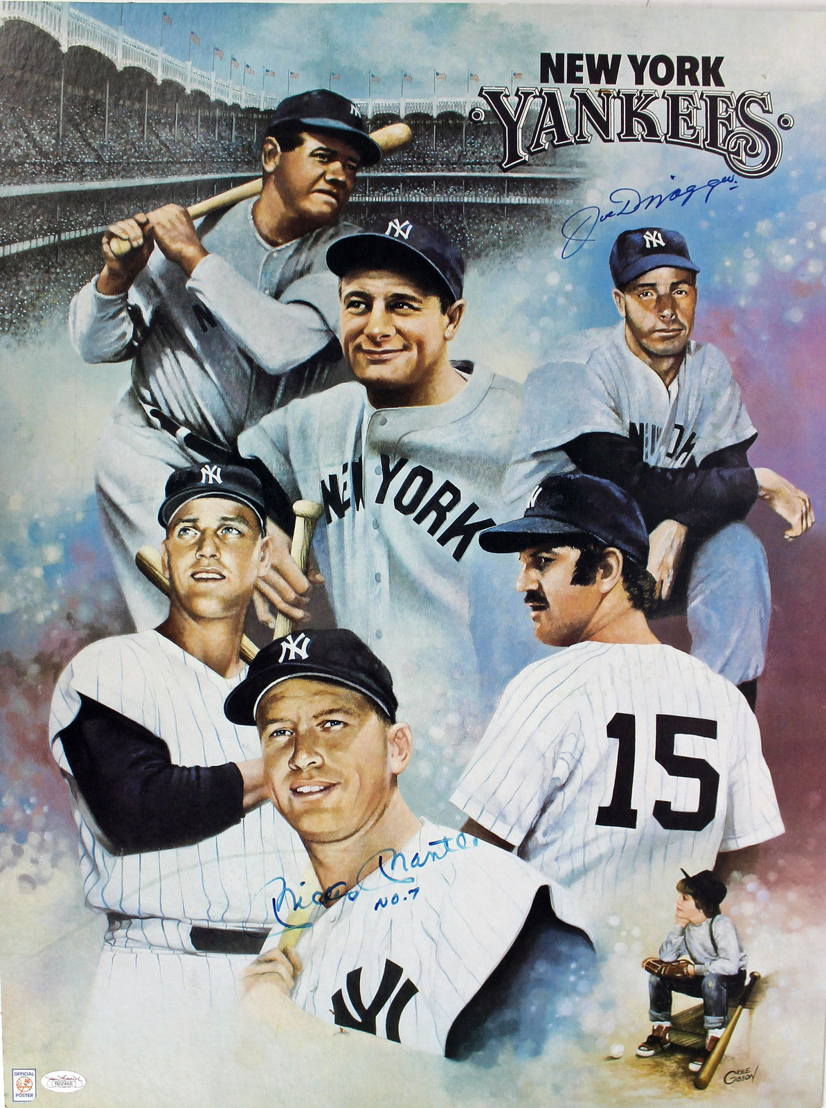 mickey mantle joe dimaggio starting lineup