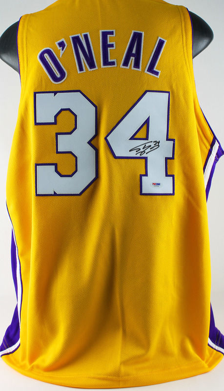 Lot Detail - Shaquille O'Neal Signed LA Lakers Jersey (PSA/DNA)