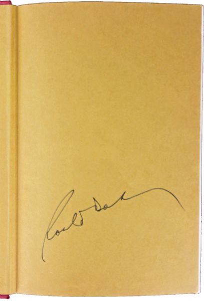 Roald Dahl Signed "Charlie and the Chocolate Factory" Hard Cover FIRST EDITION Book (PSA/DNA)