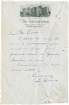 Early 1930s Lou Gehrig Handwritten Signed Letter RE: Signing Baseballs for a Fan! (PSA/DNA & JSA)