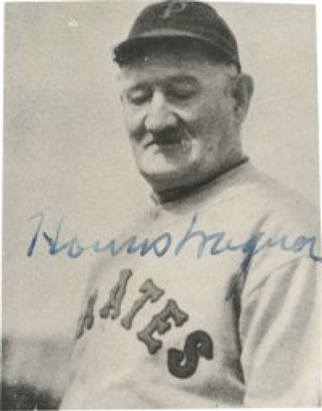 Honus Wagner Vintage Signed 3" x 4" National Chicle "Fine Pen" Baseball Card, One of The Only Known To Surface! (PSA/DNA)