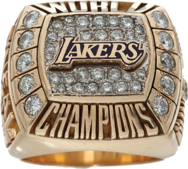 2000 Shaquille ONeal Los Angeles Lakers Championship Style Ring Given to Publicist w/Presentation Box