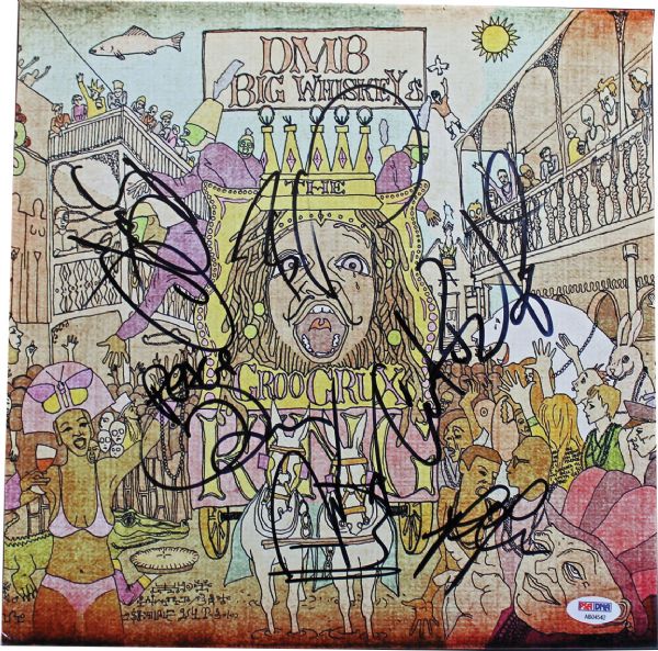 Dave Matthews Band Multi-Signed "Big Whiskey & The Groo Grux King" Album Flat (PSA/DNA)