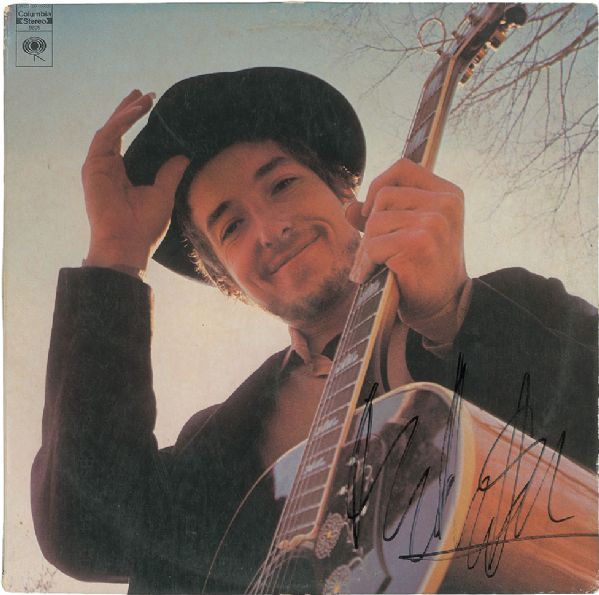Bob Dylan Signed "Nashville Skyline" Album (PSA/DNA)