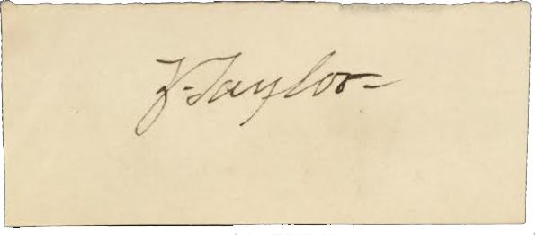 President Zachary Taylor Signed 1.5" x 3" Album Page (PSA/DNA Encapsulated)