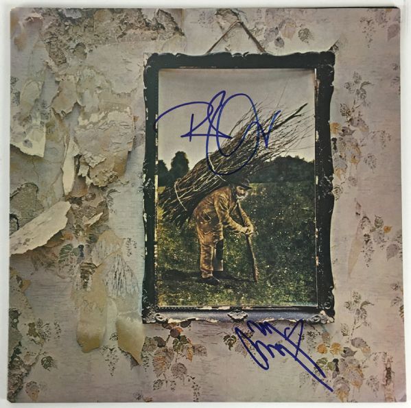 Led Zeppelin: Robert Plant & Jimmy Page Dual Signed "Houses of the Holy" Album (PSA/JSA Guaranteed)