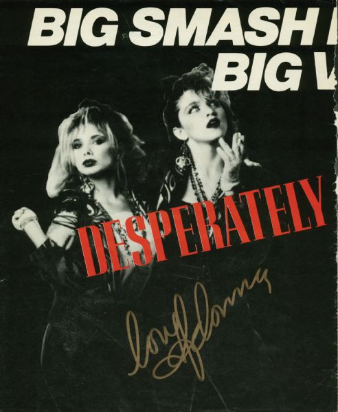 Madonna Signed c. 1985 "Desperately Seeking Susan" Magazine Page (PSA/JSA Guaranteed)