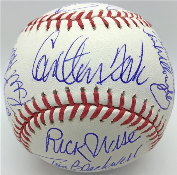 1975 Red Sox Signed OML Baseball w/ Fisk, Rice, Lynn & Others (JSA)