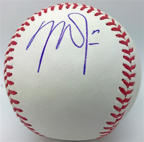 Mike Trout Rookie Era Signed OML Selig Baseball (PSA/DNA)