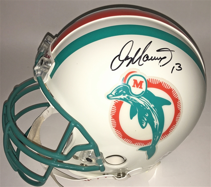 Dan Marino Signed Full Size PRO LINE Miami Dolphins Helmet w/ Personal Style Face Mask! (Upper Deck)