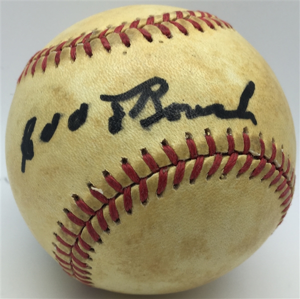 Edd Roush Boldly Signed OAL Baseball (PSA/DNA)