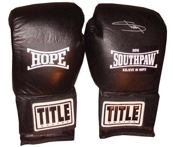 Eminem Rare Signed "Southpaw" Special Edition Boxing Glove Set (PSA/JSA Guaranteed)