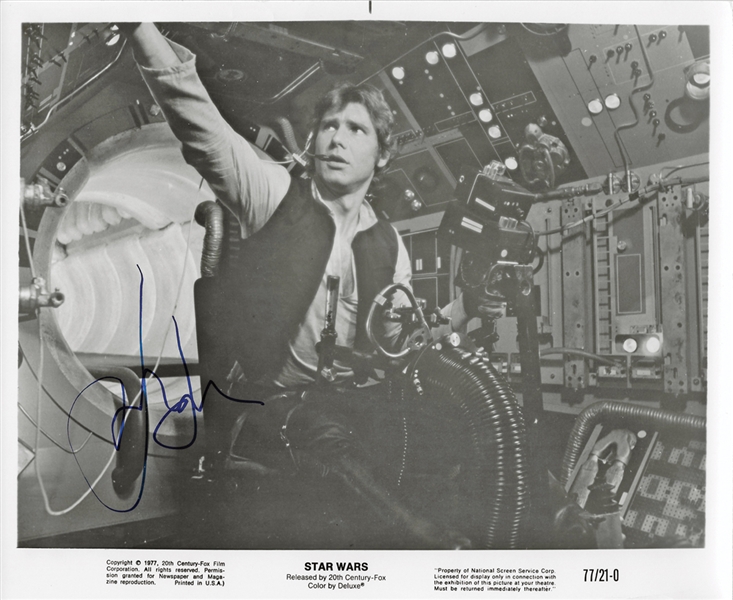 Harrison Ford Signed Official 20th Century Fox 8" x 10" Star Wars Publicity Photo (PSA/DNA)