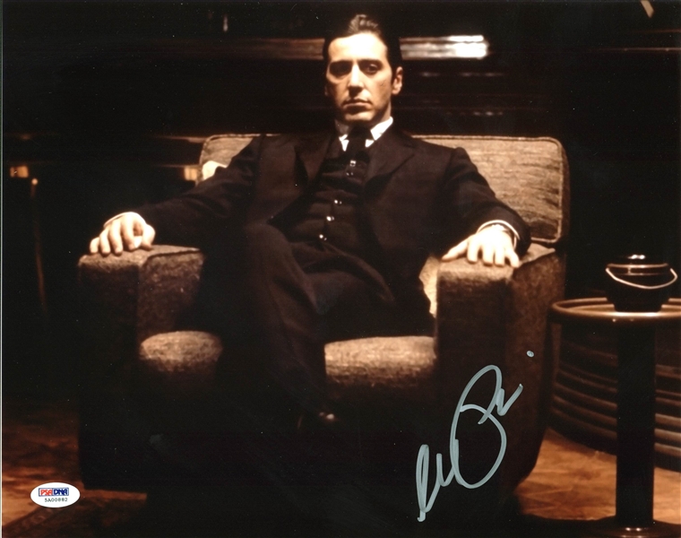 Al Pacino Signed 11" x 14" Color Photo from "The Godfather Part II" - PSA/DNA Graded GEM MINT 10!