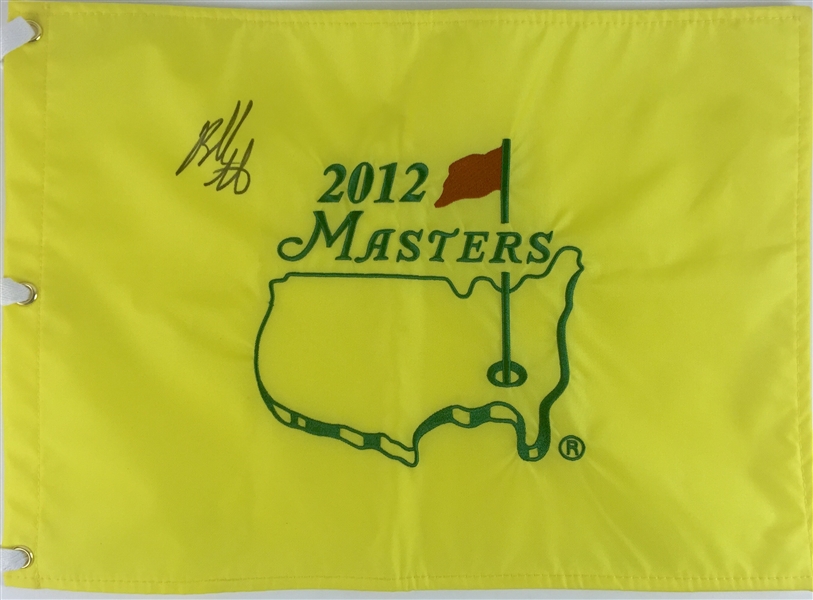 Bubba Watson Signed 2012 Masters Souvenir Pin Flag (PSA/JSA Guaranteed)