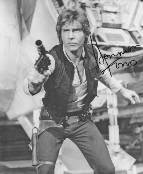 Harrison Ford Signed 7" x 9" Photo as "Han Solo" with RARE Early Autograph (PSA/DNA)