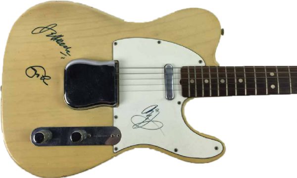 The Yardbirds Guitarists: Exceedingly Rare Signed Fender Telecaster Guitar with Jimmy Page, Eric Clapton & Jeff Beck! (PSA/DNA)