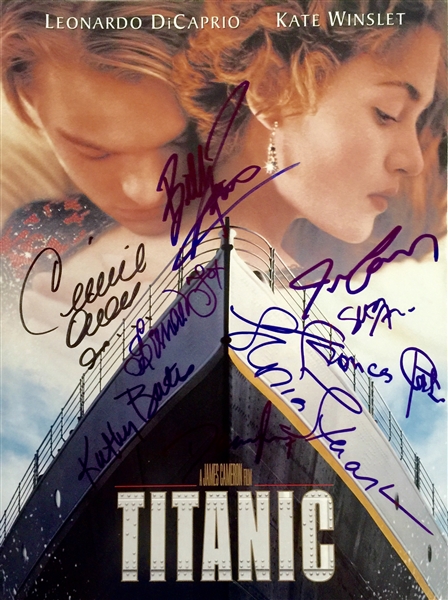 "Titanic" Original World Premiere Program Signed by Nine (9) Cast Members! (PSA/JSA Guaranteed)