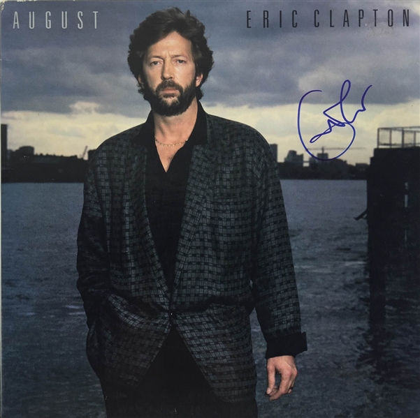 Eric Clapton Choice Signed "August" Album Cover (PSA/DNA)