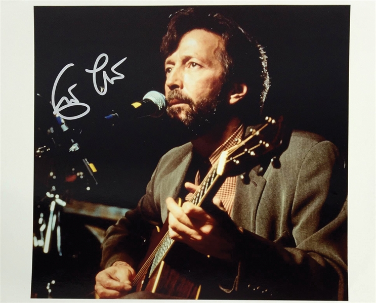 Eric Clapton Signed 8" x 10" Color Photo with Superb Autograph (PSA/DNA)