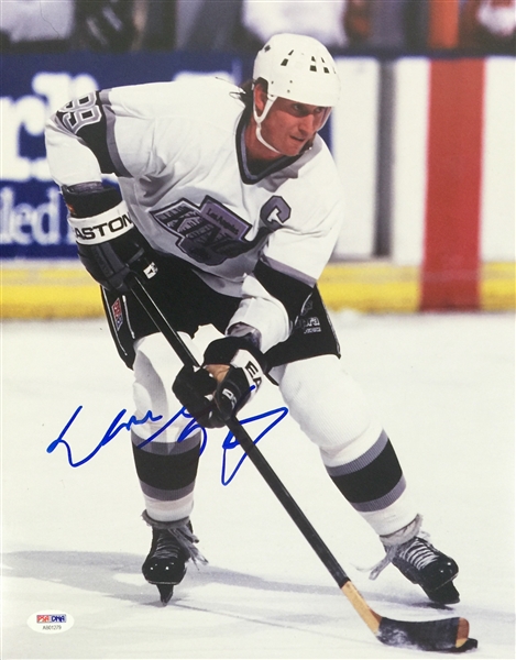 Wayne Gretzky In-Person Signed 11" x 14" Color Photo (L.A. Kings)(PSA/DNA)
