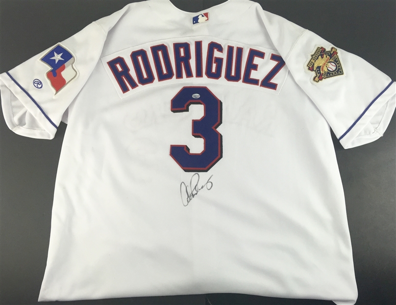 Alex Rodriguez Signed Texas Rangers Pro Model Jersey (PSA/DNA)