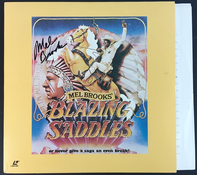 Mel Brooks: Lot of Three (3) Signed Movie Soundtrack Albums (PSA/DNA)
