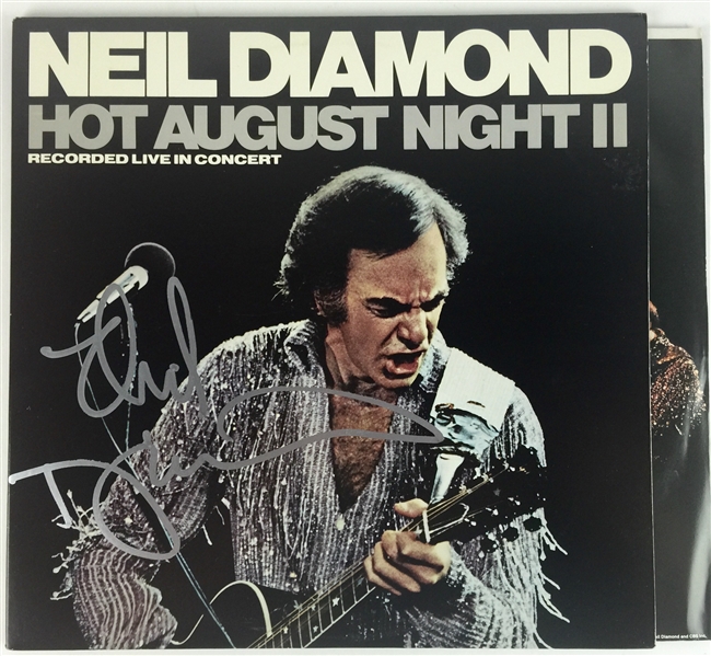 Neil Diamond Signed "Hot August Night II" Record Album with BOLD Autograph (PSA/DNA)