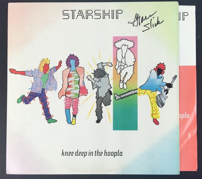 Jefferson Starship: Grace Slick Signed "Knee Deep in the Hoopla" Album (PSA/DNA)