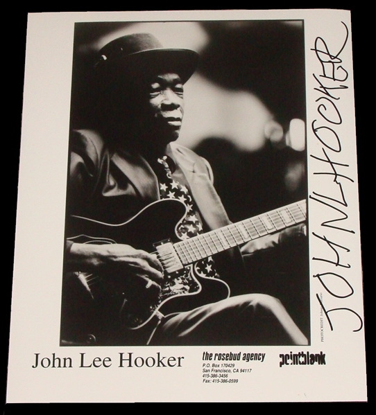 John Lee Hooker Signed 8" x 10" Promotional Photograph (JSA)