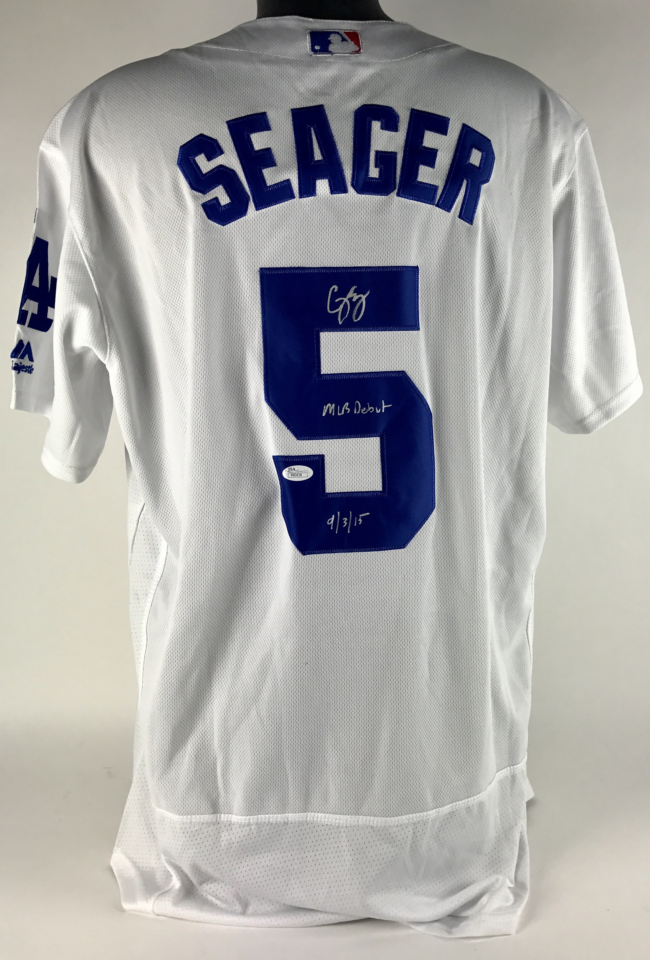 Lot Detail - Corey Seager Signed Dodgers Pro Model Jersey with 