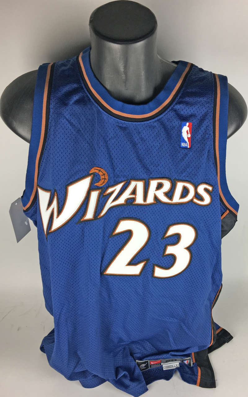 Michael Jordan Game-Used 2002-03 Wizards Jersey (Grey Flannel LOA