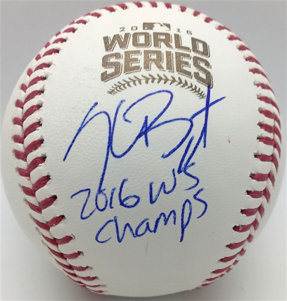 Kris Bryant Signed 2016 World Series Baseball w/ Rare "2016 WS Champs" Inscription! (MLB & Fanatics)