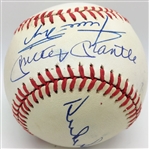 Mickey Mantle, Willie Mays & Duke Snider Signed OAL Baseball (JSA)