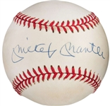 Mickey Mantle Desirable Signed OAL Baseball (Upper Deck)