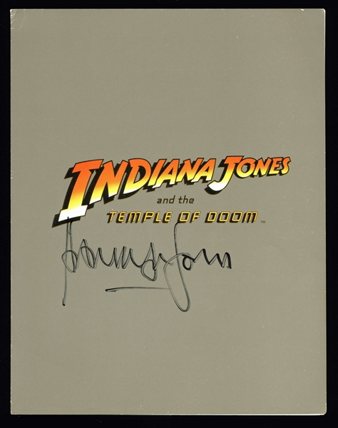 Indiana Jones: Harrison Ford Signed "Temple of Doom" 1984 Premier Program (BAS/Beckett)