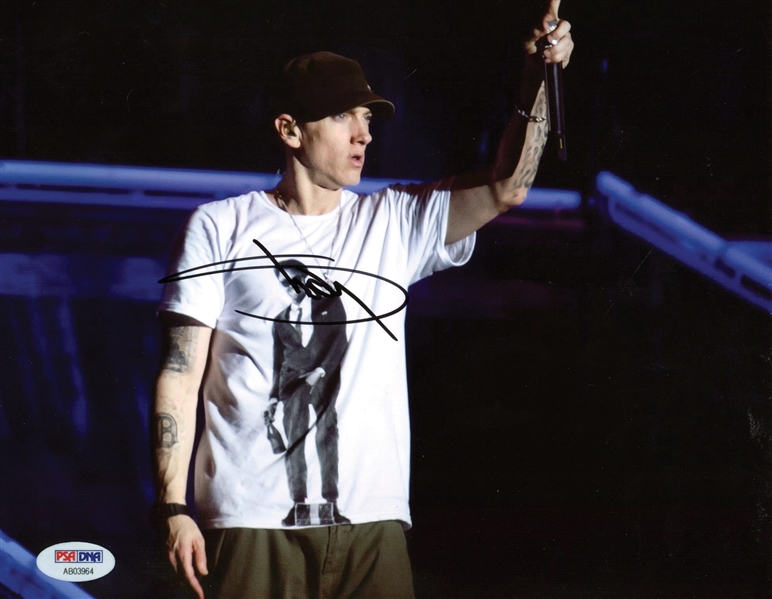 Eminem: Slim Shady Signed 8" x 10" Color Photograph (PSA/DNA)