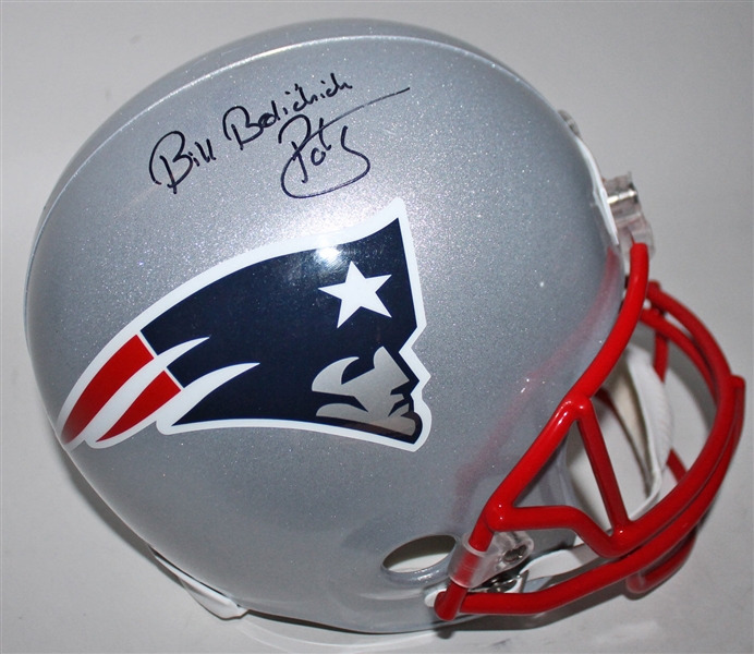 Bill Belichick signed "Pats" Full-Sized Patriots Helmet (BAS/Beckett)