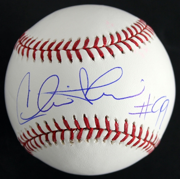 Charlie Sheen Signed OML Baseball (BAS/Beckett)