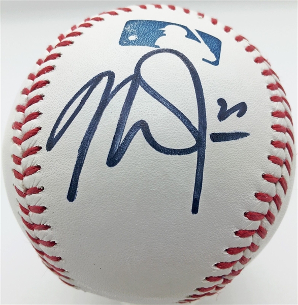 Mike Trout Signed Rookie-Era OML Selig Baseball (PSA/DNA)