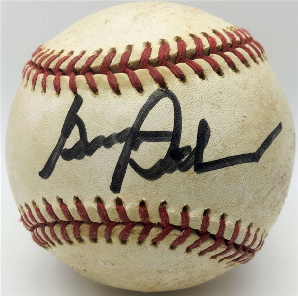 George Steinbrenner Signed Game Used OAL Baseball (JSA)