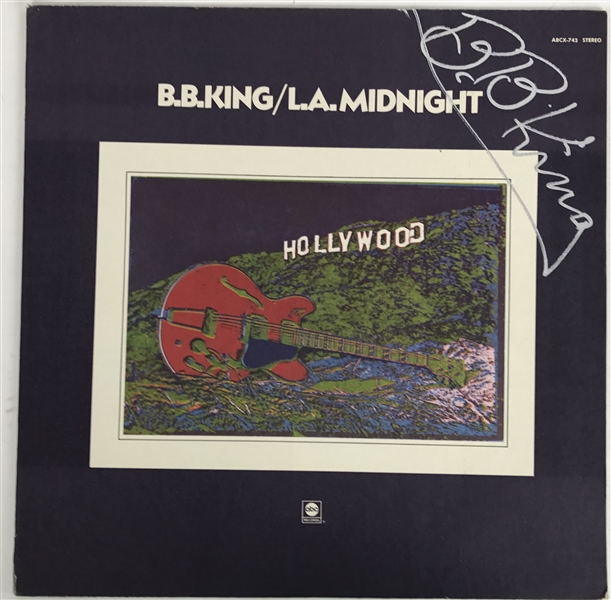 B.B. King Signed "L.A Midnight" Album (JSA)