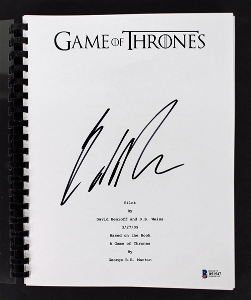George R.R. Martin Signed "Game of Thrones" Pilot Episode Script (BAS/Beckett)