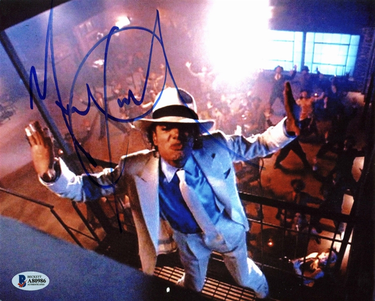 Michael Jackson Signed 8" x 10" Color Photograph (BAS/Beckett)