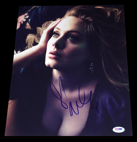Adele Signed 11" x 14" Color Photograph (PSA/DNA)