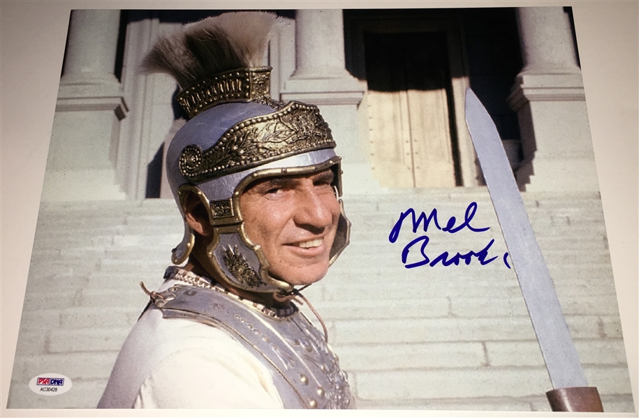 Mel Brooks Signed 11" x 14" Photo from "History of the World" (PSA/DNA)