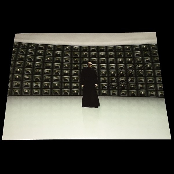 Keanu Reeves Signed 16" x 20" Photo from "The Matrix" (BAS/Beckett Guaranteed)