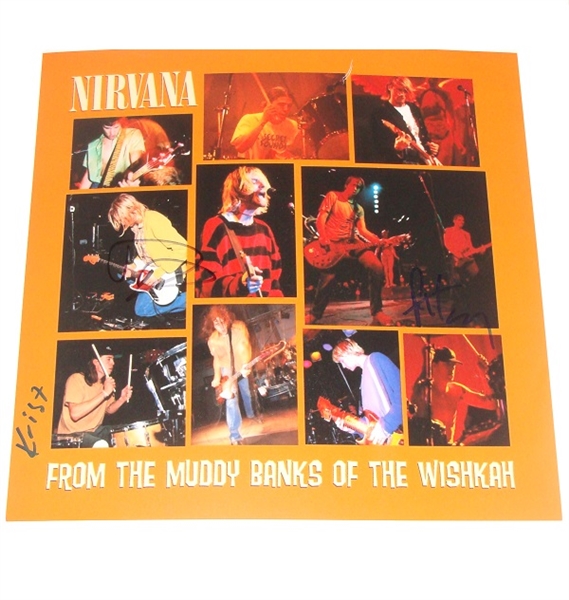 Nirvana: David Grohl, Krist Novoselic & Pat Smear Signed 12" x 12" Photograph (BAS/Beckett Guaranteed)