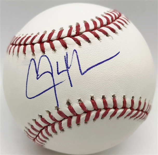 Clayton Kershaw Near-Mint Signed OML Baseball (MLB)